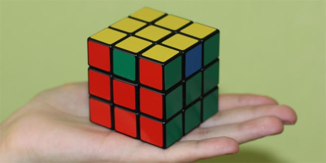 Собери кубик Рубика, шаг 6 из 7